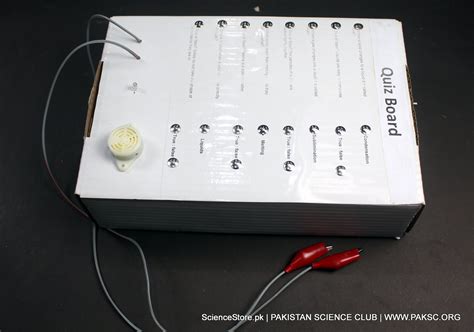 hands on electric quiz box|electrical circuits quiz.